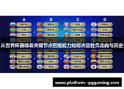 从世界杯赛场看关键节点把握能力如何决定胜负走向与历史