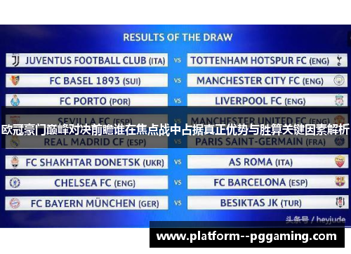 欧冠豪门巅峰对决前瞻谁在焦点战中占据真正优势与胜算关键因素解析